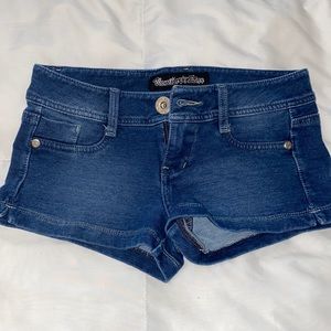 Dark Blue Stretch Shorts